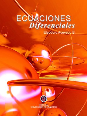 cover image of Ecuaciones diferenciales